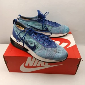 Nike Air Max Flyknit Racer Herren Größe 11 Königsblau Algen Laufschuhe Turnschuhe - Bild 1 von 11