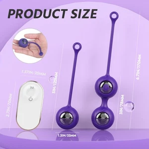 Kegel Ejercitador Pesas💋Bolas Ben Wa Apriete Suelo Pélvico y Control de Vejiga - Imagen 1 de 17