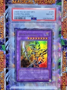 Yugioh Dark Paladin Magician's Force Ultra Rare MFC-105 PSA NM Mint - Picture 1 of 1