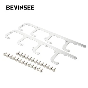 For LS 5.3L Square Coil Brackets Valve Cover D581 LSX Swap Truck For LS1 - Picture 1 of 10