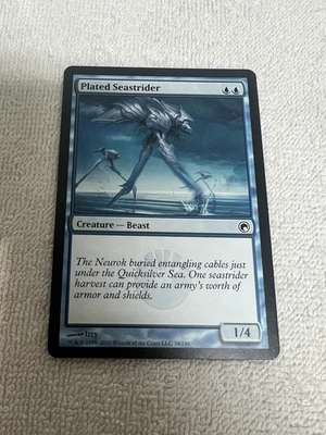 MTG Plated Seastrider Scars of Mirrodin Regular Blue Magic - Image 1 of 2