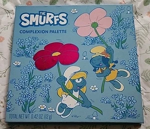 New THE SMURFS - Complexion Palette With Mirror - Bronzer, Highlighter & Blush  - Picture 1 of 3