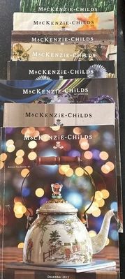 8 Iconic MacKenzie Childs Catalogs 2013 2014 2018 2021 2022 Holiday Home Gifts - Image 1 of 4
