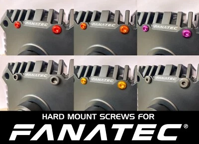 FANATEC WHEELBASE Hard Mounting Coloured Screw Set Fits all Fanatec Bases - Image 1 of 4