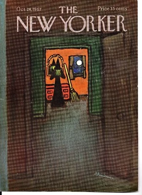 NEW YORKER MAGAZINE ORIGINAL COVER DATED 28TH OCTOBER 1967 BY ABE BIRNBAUM - Image 1 of 2