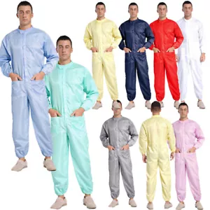 Mens Romper Utility Jumpsuit Fashion Bodysuit Casual Anti-static One Piece Work - Picture 1 of 71