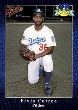 1998 Vero Beach Dodgers Multi-Ad #6 Elvis Correa Arecibo Puerto Rico PR Card