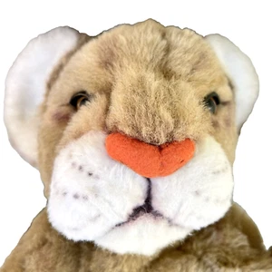 "Juguete de peluche grande de 23"" hecho en Italia de colección Ramat Lion Cub" - Imagen 1 de 10