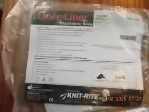 Prosthetic Sock by Knit-Rite with X-static The Silver fiber 1 ea - Picture 1 of 2
