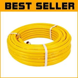 High-Quality 35ft 1/2'' Flex Gas Line with Solid Connectors - Easy Install - Picture 1 of 10
