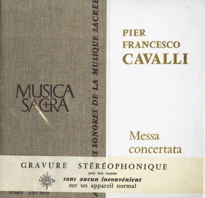 CAVALLI Messa Concertata VALLIN MADONNA TADEO CATTINI Lumen AMS-14/15 2LP Gtfld - Image 1 of 3