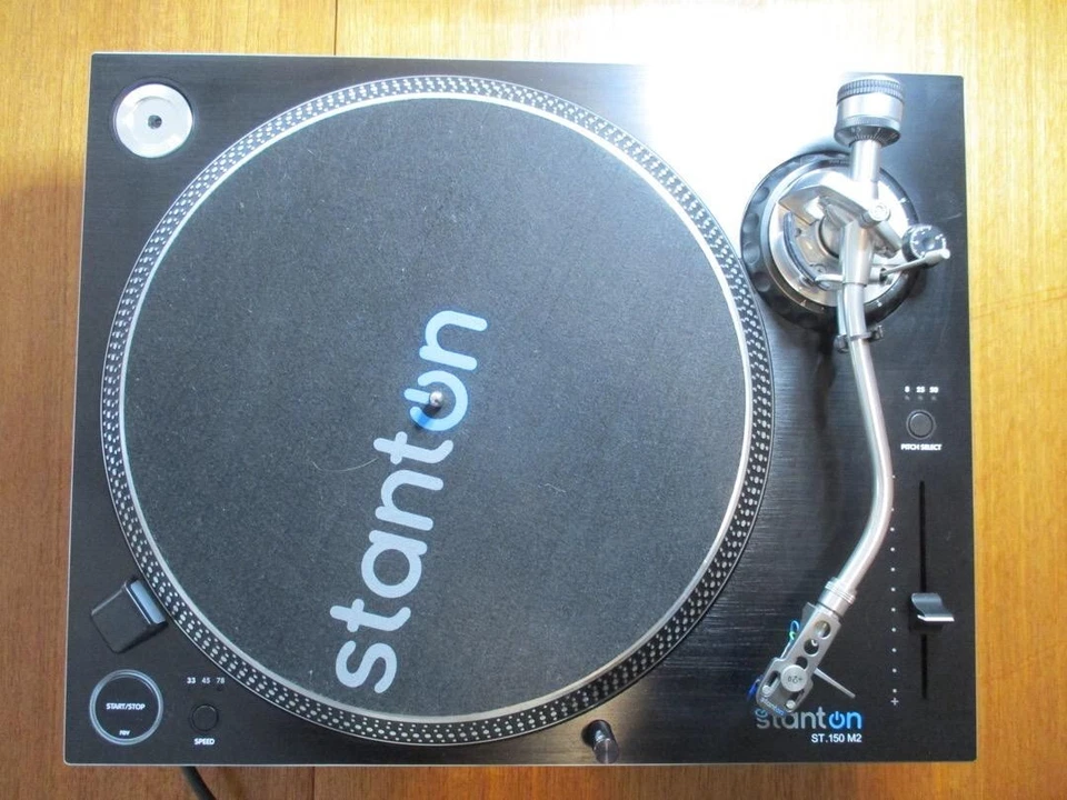 Stanton ST150 M2 DJ Turntable Black Very Good - Image 1 of 4
