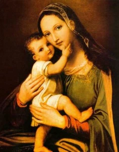 VIRGEN MARÍA BEBÉ JESUCRISTO BRILLANTE POSTER FOTO IMPRESIÓN FOTOGRÁFICA CRISTIANA 3898 - Imagen 1 de 1