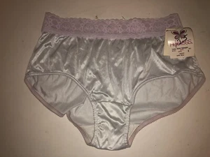 Vintage NEW Heiress Nylon Panties Size 6 Cotton Shield Hiphugger USA Made 54414 - Picture 1 of 7