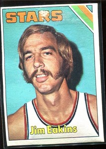 1975 Topps Jim Eakins #297 Utah Stars