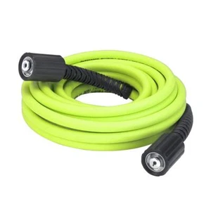 Flexzilla Pressure Washer Hose with M22 Fittings 1/4 in. x 25 ft. ZillaGreen ... - Picture 1 of 8