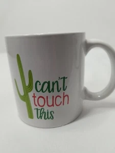 Royal Norfolk "CAN'T TOUCH THIS" Cactus Coffee Mug Cup 11 Oz Stoneware - Bild 1 von 4