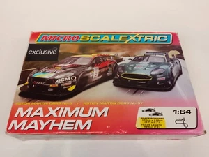Micro Scalextric Maximum Mayhem Track ONLY (#H1/28) - Picture 1 of 10