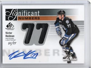 2011-12 SP Game Used Significant Numbers Victor Hedman # 51/77 - Picture 1 of 2