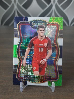 2017-18 Panini Select Christian Pulisic 124 MULTI COLOR PRIZM United States USA - Image 1 of 2