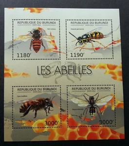 *FREE SHIP Burundi Honey Bees 2012 Nest Insect (ms) MNH - Picture 1 of 5