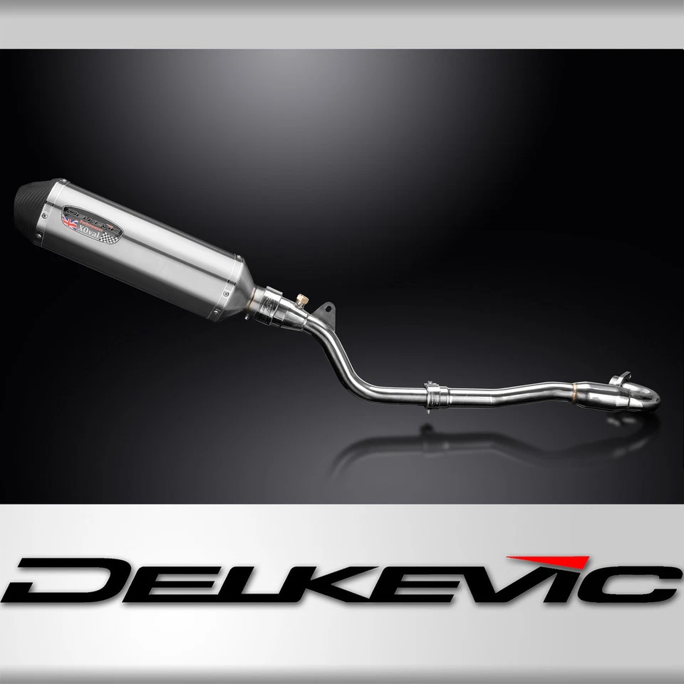 Silenciador de escape acero inoxidable X-Oval de 13,5" Kawasaki KLX250H 06-07 KLX250S 09-20 Foto 1 de 4