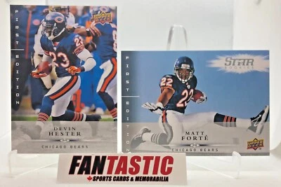 2008 Upper Deck UD First Edition Football Base Card YOU PICK - Chicago Bears - Image 1 of 2