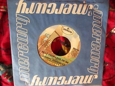 NEW SEALED JOHNNY RODRIGUEZ  Rest Your Love On Me / Alibis 45 rpm MERCURY 55050 - Image 1 of 4