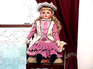 Virginia L. Turner, Porcelain, Antique Bru-13  Doll (Rare) 29"-Perfect - Picture 1 of 16
