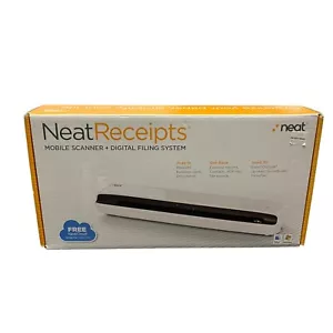 Neat Receipts Mobile Scanner & Digital Filing System Organize Store New Open Box - Picture 1 of 13