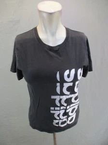 ADIDAS Size M (10-12) Girls 100% Cotton Crew Neck Short Sleeve Athletic Top 182 - Picture 1 of 9