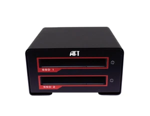Blackjet Dual SSD Media Dock SSD 2.5" Reader VX-2SSD USB 3.1 Gen 2 Type-C RAID - Photo 1/2