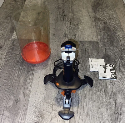 Saitek ST90 USB Flight Stick PS22 Joystick w/ Foldable Legs - Works Perfectly! - Image 1 of 4