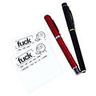 Sticky Notes W/Red Black Pens Creative Practical Writing Pen Self Stick Notes HG