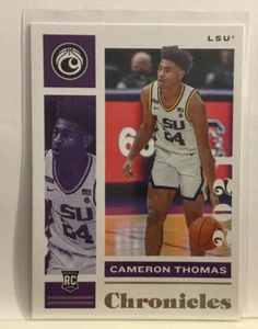 2021 PANINI CHRONICLES CAMERON THOMAS ROOKIE #15 NETS MSK - Picture 1 of 2