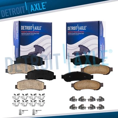 Front & Rear Brake Ceramic Pads for 2009 2010 - 2012 Ford F-250 F-350 Super Duty - Image 1 of 4