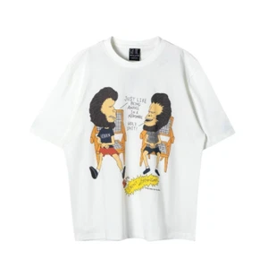 SAINT MICHAEL A BATHING APE HELL short sleeve T-shirt L size from japan - Picture 1 of 9