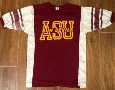 Camiseta deportiva de fútbol americano vintage ASU Arizona State University Sun Devils M RARA Foto 1 de 4