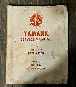 1970-1971 RT1 360cc DT2 RT2 Yamaha Motorcycle Service Manual
