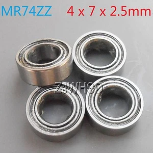 4pcs MR74zz Sealed Bearing 4 x 7 x 2.5 mm for TAMIYA TRAXXAS ALIGN RC Hobby DIY - Picture 1 of 1