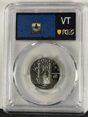 2001 S 25C Silver Vermont Quarter PCGS PR69DCAM - Image 1 of 4
