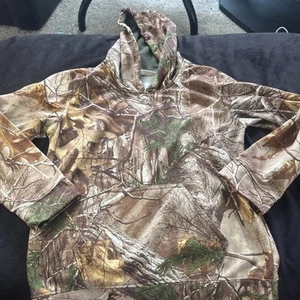 Boys Size 8/10 Camo Pullover Hoodie By Red Head Real Tree  - Picture 1 of 8