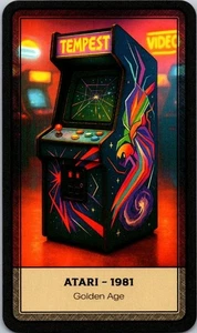 2025 Zendecks TEMPEST Classic Video Games art card Free Ship - Picture 1 of 2