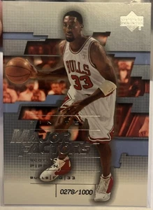 2003-04 Upper Deck Finite Major Factors /1000 Scottie Pippen #288 HOF BULLS - Bild 1 von 2