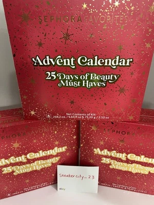 Sephora Advent Calendar 25 Days Of Beauty Favorites 2025 Holiday Sealed New - Image 1 of 3