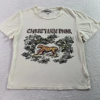 CAMISETA CHRISTIAN DIOR TIGRE BLANCO 2021 MEDIANA Foto 1 de 4