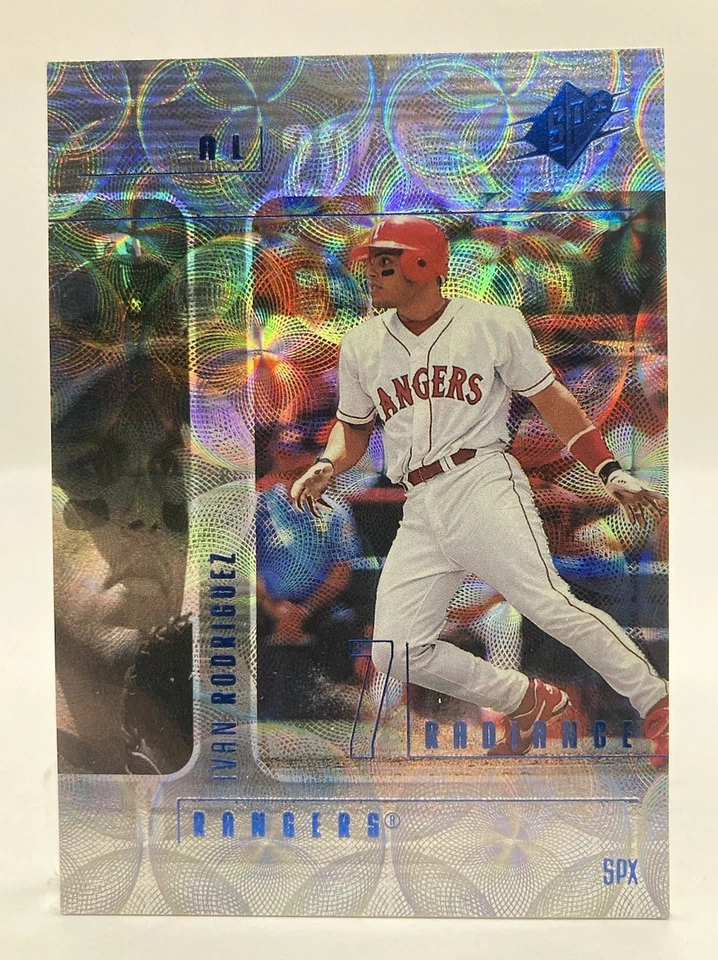 2000 SPx IVAN RODRIGUEZ Radiance /100 Parallel Refractor RARE SP Rangers HOF - Image 1 of 4
