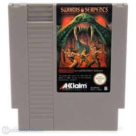 Nintendo NES Spiel - Swords & Serpents PAL-B Modul