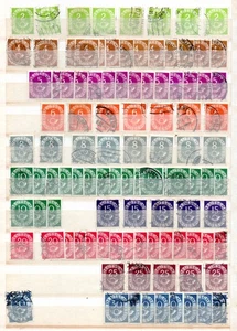 Confederazione 1951 grande collezione/magazzino corno postale francobolli usati - Foto 1 di 2