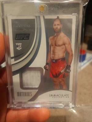 2021 Panini Immaculate UFC Jiri Prochazka Rookie RC Patch 95/99 🔥 Sharp! - Image 1 of 4